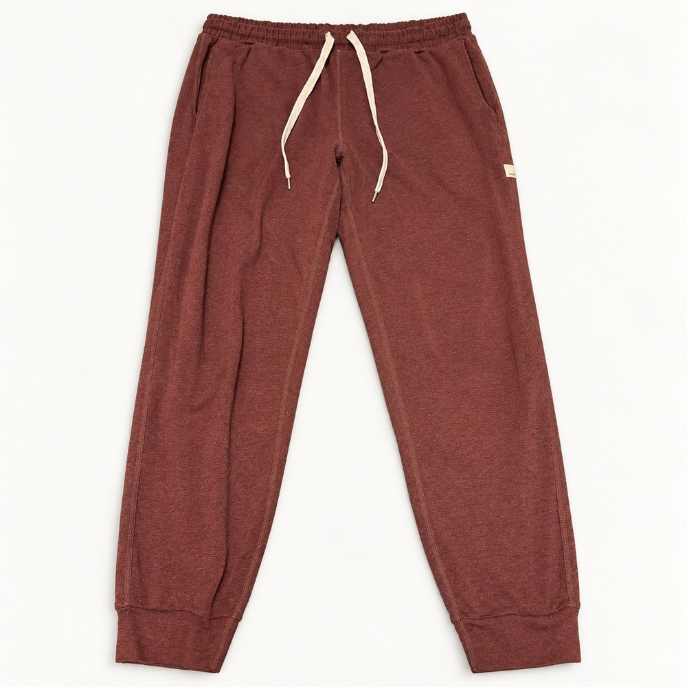 Vuori Performance Jogger VW303 Burgundy Recycled Stretch Sweatpants Medium